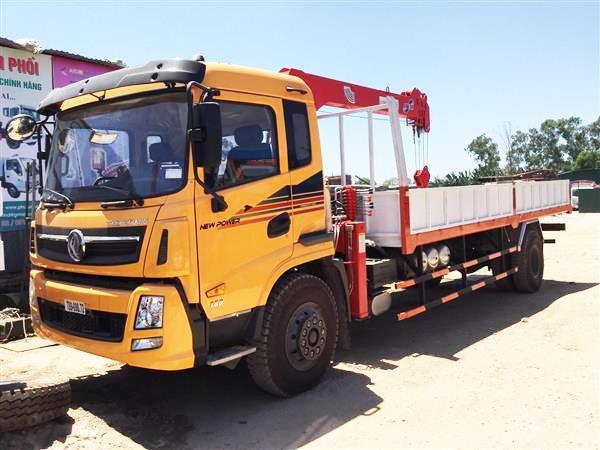 Xe tải Dongfeng 8 tấn gắn cẩu 3 tấn ATOM 334 tấn