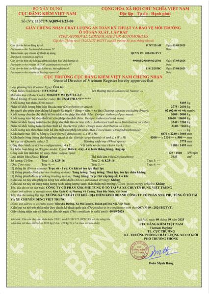 XE TẢI HYUNDAI NEW MIGHTY W11S E5 GẮN CẨU UNIC 3 TẤN 5 ĐOẠN URV375